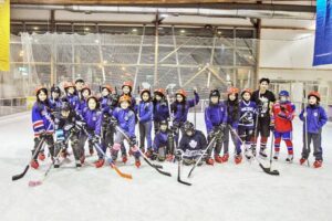 Con éxito se desarrolló la primera  jornada del hockey sobre hielo