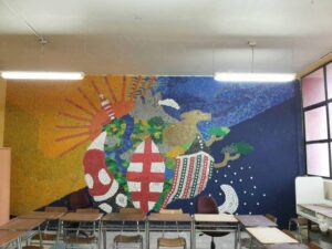 Inaugurado mural realizado por alumnos y alumnas del Liceo Sara Braun