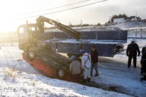 Dos volcamientos y un choque se registraron la mañana de ayer producto de la escarcha
