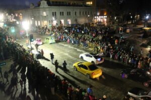 Comenzó el Carnaval con una sensación térmica de -2º grados en Punta Arenas