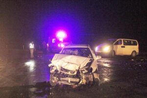 Cuatro heridos tras violento choque en ruta internacional CH-255