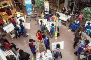 28 niños participaron del concurso pictórico “Acuarelas de Invierno”