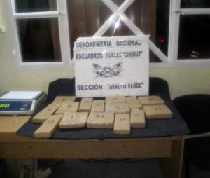 Un chileno fue detenido en Argentina en incautación de 14 kilos de marihuana