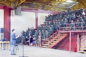Imparten charlas a militares por delitos de violencia intrafamiliar y Ley Emilia