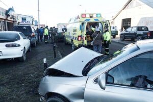 Joven con lesiones graves tras violenta colisión