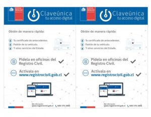 Registro Civil invita a solicitar y activar la Clave Única