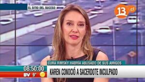 Periodista de Canal 13 denuncia “al aire”abusos de cura Rimsky Rojas