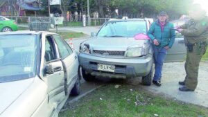 Conductora lesionada tras colisión