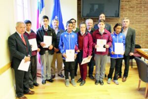 Medallistas recibieron saludos y  felicitaciones de autoridades regionales