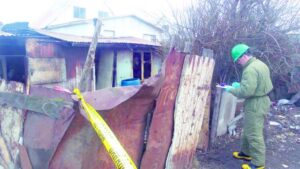 Zona focal de trágico incendio fue  encontrada en la cama del fallecido