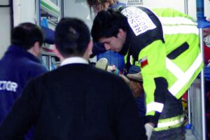 Cinco heridos en volcamiento
