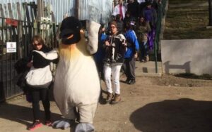 Con masiva participación de estudiantes se desarrolló el city tour Circuito Antártico
