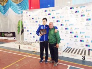 Pablo Chelech estuvo a un paso de llegar tercero en ciclismo