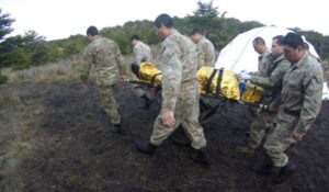 Simulacro de evacuación médica puso a prueba desminados humanitarios