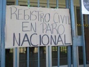 Registro Civil  envía mensaje a ministra de Justicia: 