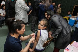 Refuerzan campaña del sarampión para más de 10.000 Niños