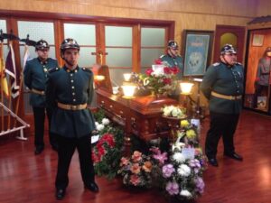 Con honores despidieron a bombero insigne