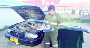 Carabineros detuvo a colectivero con patente adulterada
