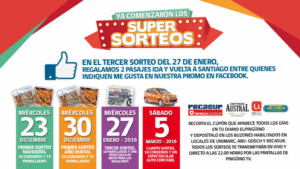 Dos pasajes a Santiago, ida y vuelta, regala Pingüino Multimedia indicando solamente “me gusta”