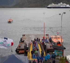 Corporación de Puertos del Cono Sur participó en inauguración de temporada de cruceros en Aysén