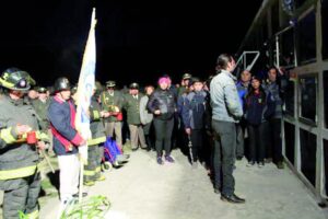 Realizan romería en recuerdo  de joven mártir de Bomberos
