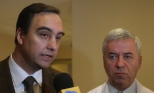 El apoyo del intendente Jorge Flies a su colega y amigo Mario Mayanz que dejó la dirección del hospital clínico