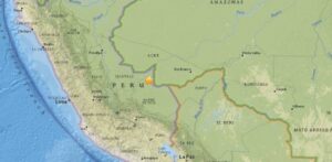 Fuerte sismo de 7.3 grados se registró al sureste de Perú en la frontera con Brasil