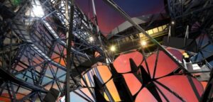 Parte construcción del telescopio más grande del mundo en el norte de Chile