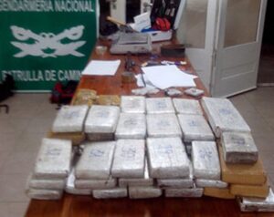 Gendarmería argentina incautó 42 kilos de marihuana cuyo destino era Punta Arenas