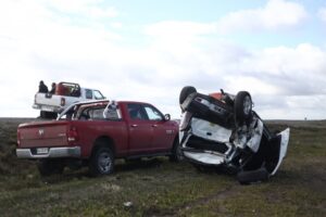 Familia argentina que viajaba a Punta Arenas resultó lesionada en accidente protagonizado por conductor chileno
