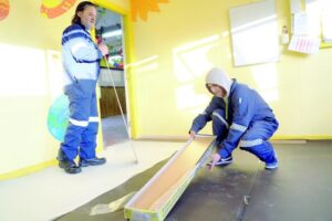Condenados realizaron trabajos en jardín infantil