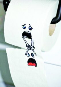 Papel higiénico: ¡No me miren así!