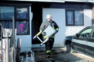 Principio de incendio movilizó  a tres compañías de Bomberos
