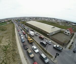 Tránsito vehicular colapsó en Punta Arenas y las redes sociales estallaron