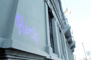 Rayan frontis del edificio de la Intendencia de Magallanes