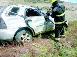 Trágico volcamiento de familia chilena en cercanías de El Calafate