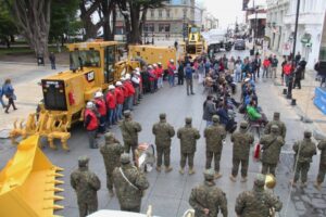 Punta Arenas cuenta con nueva flota de maquinarias para el mantenimiento de la ciudad