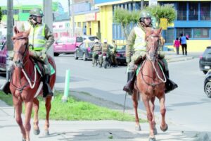Robó televisor desde céntrica tienda y logró escapar