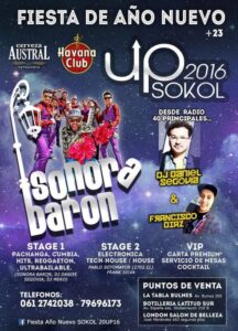 Fiesta de Año Nuevo Up Sokol 2016 “Prende tu año”