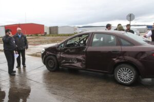 Violento accidente de tránsito al interior de Zona Franca