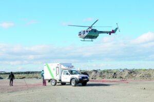 Agrupación de víctimas  pide helicóptero de rescate