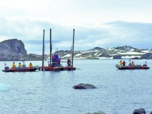 Avanzan en estudios geotécnicos para muelle en la Antártida