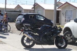 Motociclista lesionado tras colisionar con vehículo menor