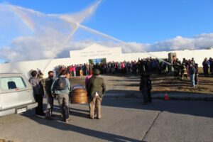 Trasladan restos de mártir de Bomberos