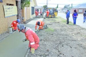 Municipio invierte más de $400 millones en reposición de veredas