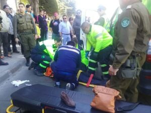 Atropello en pleno centro deja a anciana de 87 años grave