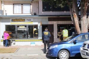 Desconocidos ingresaron al edificio de Chilexpress