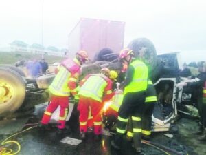 Fatal accidente deja un muerto y dos heridos