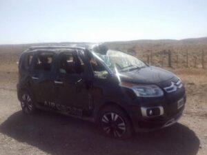Milagrosa salvada de familia argentina tras volcamiento