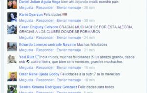 Redes sociales estallaron con histórico triunfo de la Sub 17 en Nacional de Fútbol Amateur